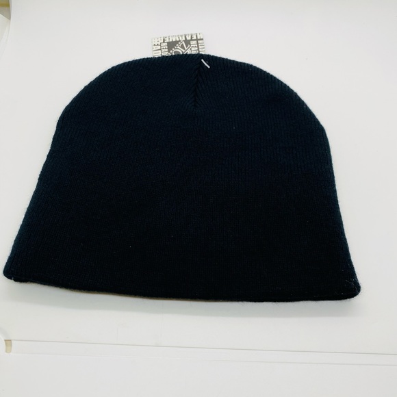 NWOT Men’s Winter Hat Cotton Thick. Navy Blue. - Picture 2 of 4